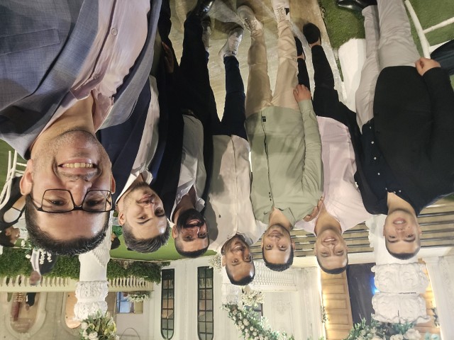 The Team Out in Full for a Wedding